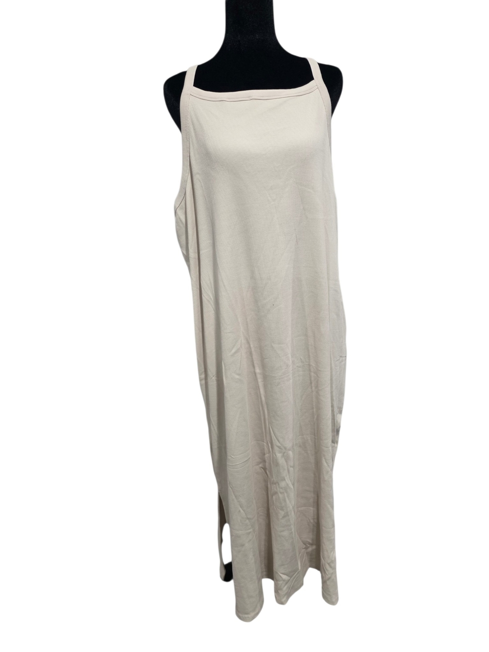 Old Navy Cream Maxi Tank Dress 4X